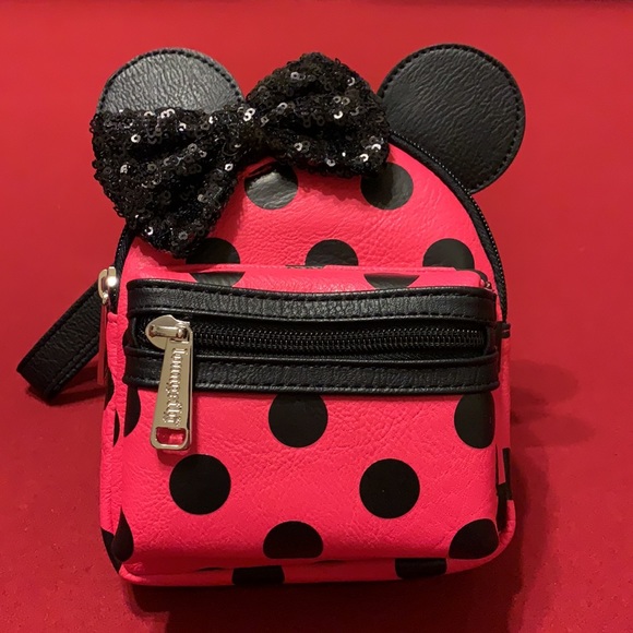 Loungefly Handbags - Loungefly Disney Minnie Mouse Pink Polka Dot Wristlet